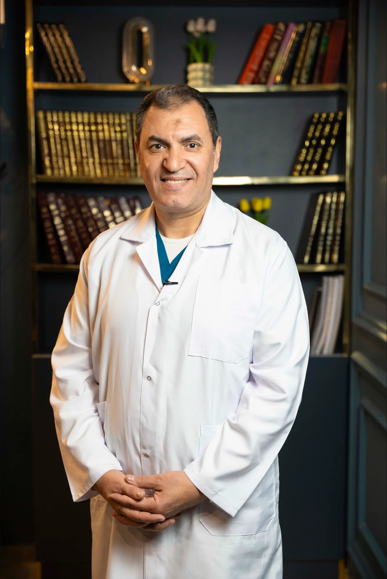 Dr. Ayman Farhat, office portrait